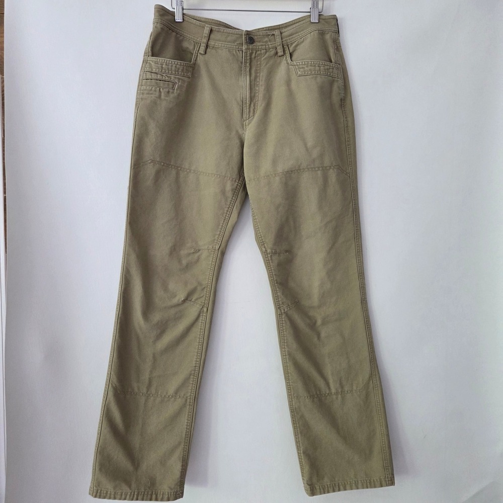 Under Armour Storm Pants Khaki Tan Loose Fit Tactical Canvas Mens 34x34‎